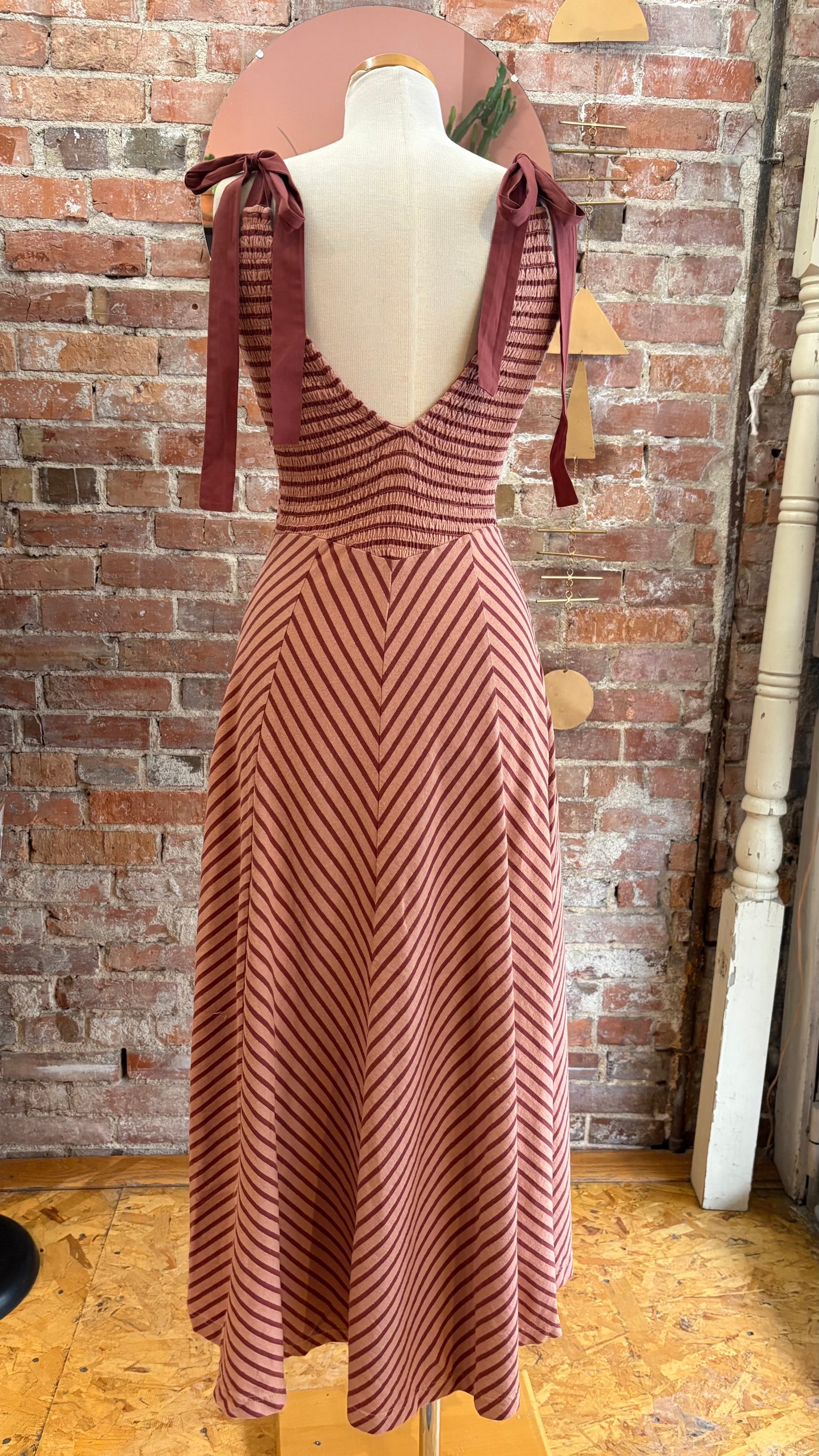 Cecelia Midi in Burnt Henna Combo