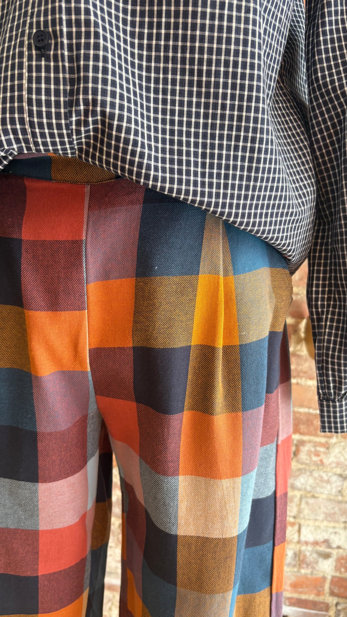 Multi Plaid Pants