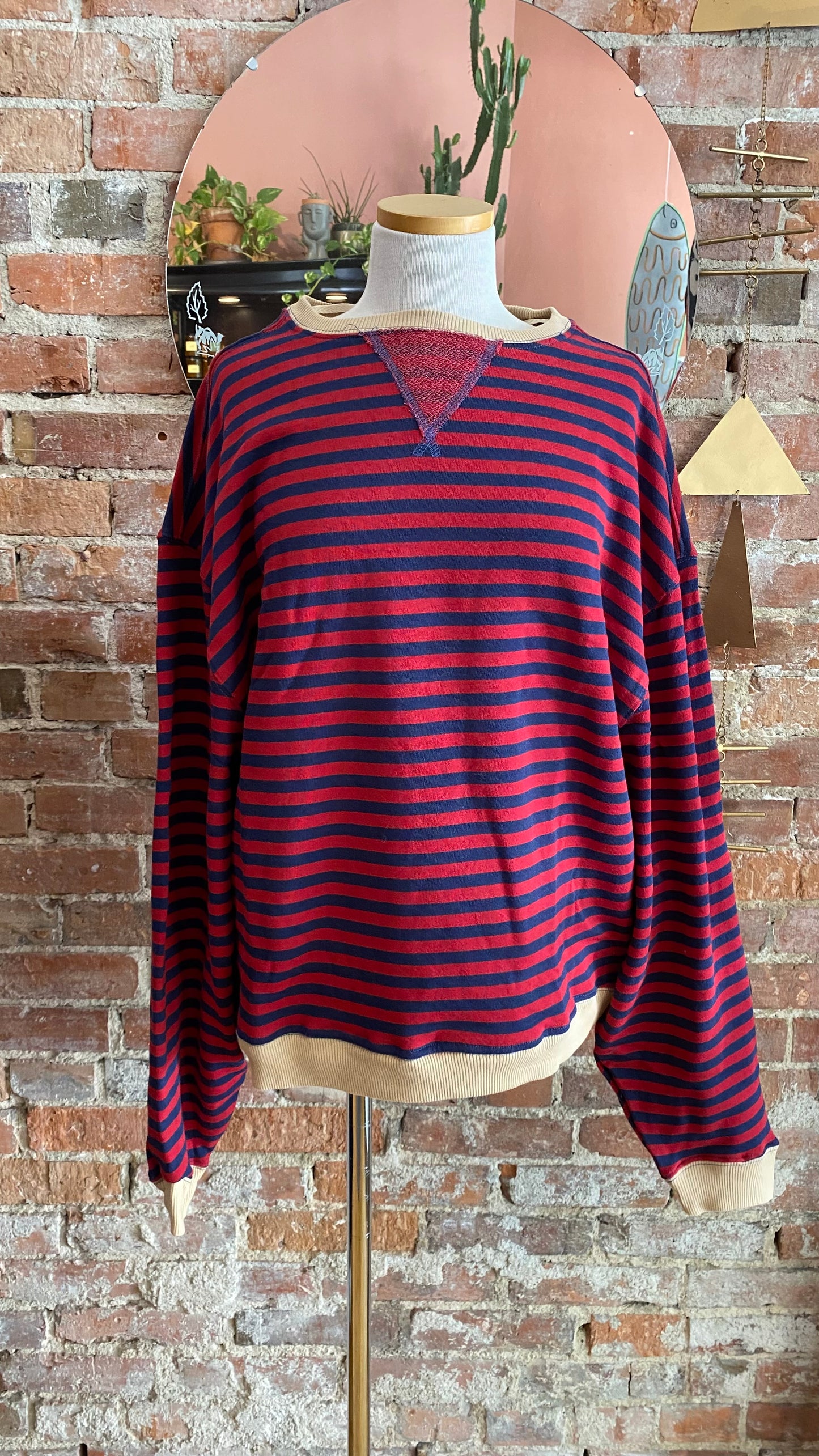 Classic Striped Crew