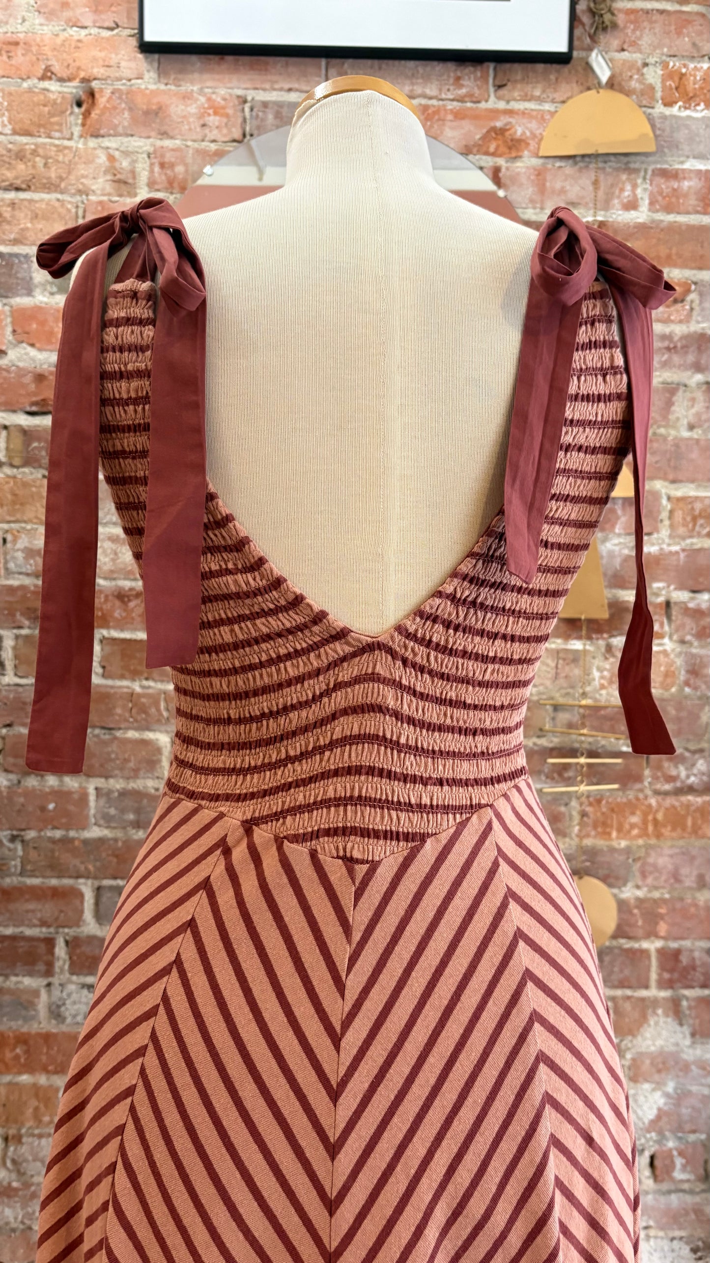 Cecelia Midi in Burnt Henna Combo