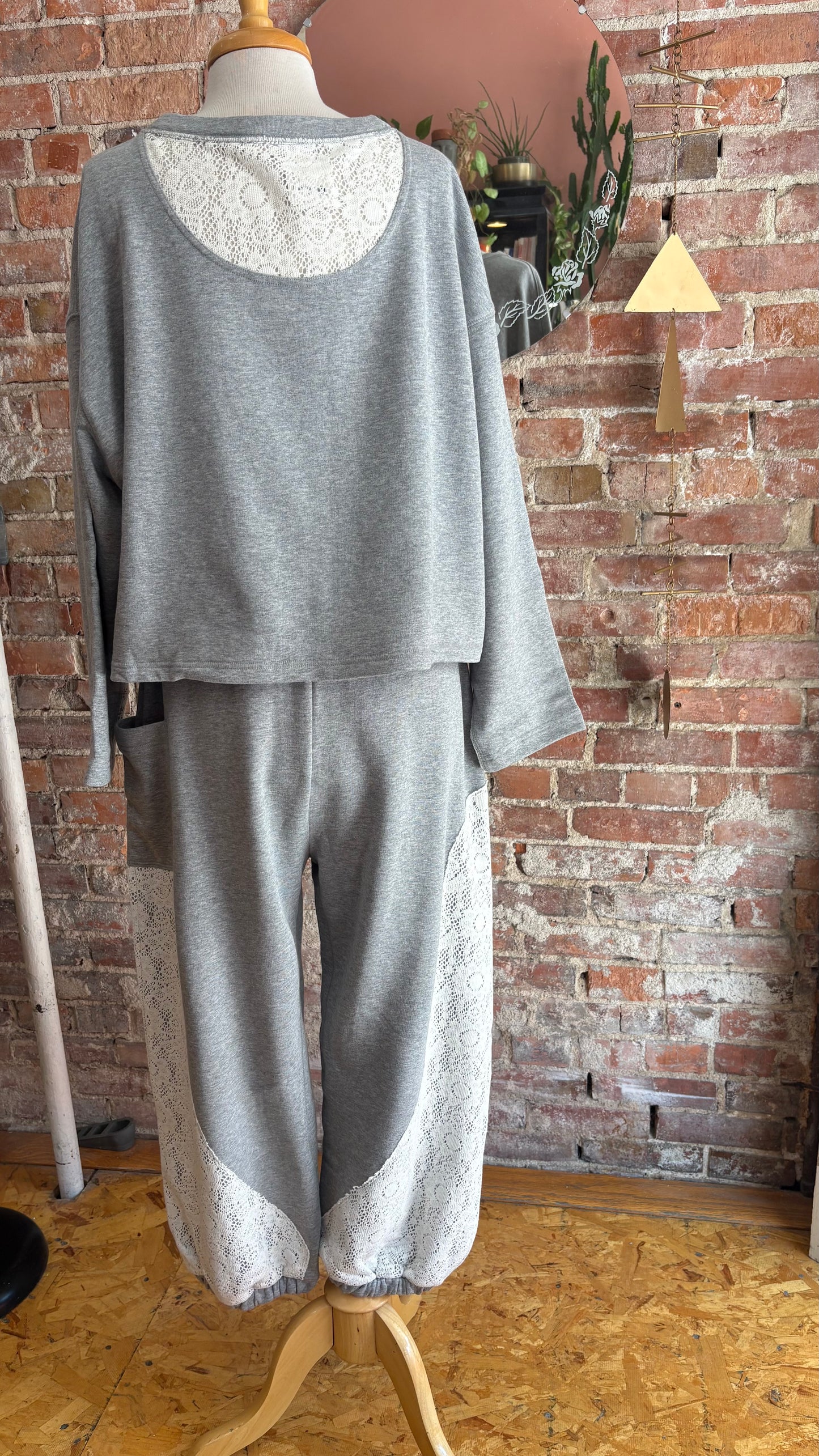 Sunday Best Lounge Set in Heather Grey