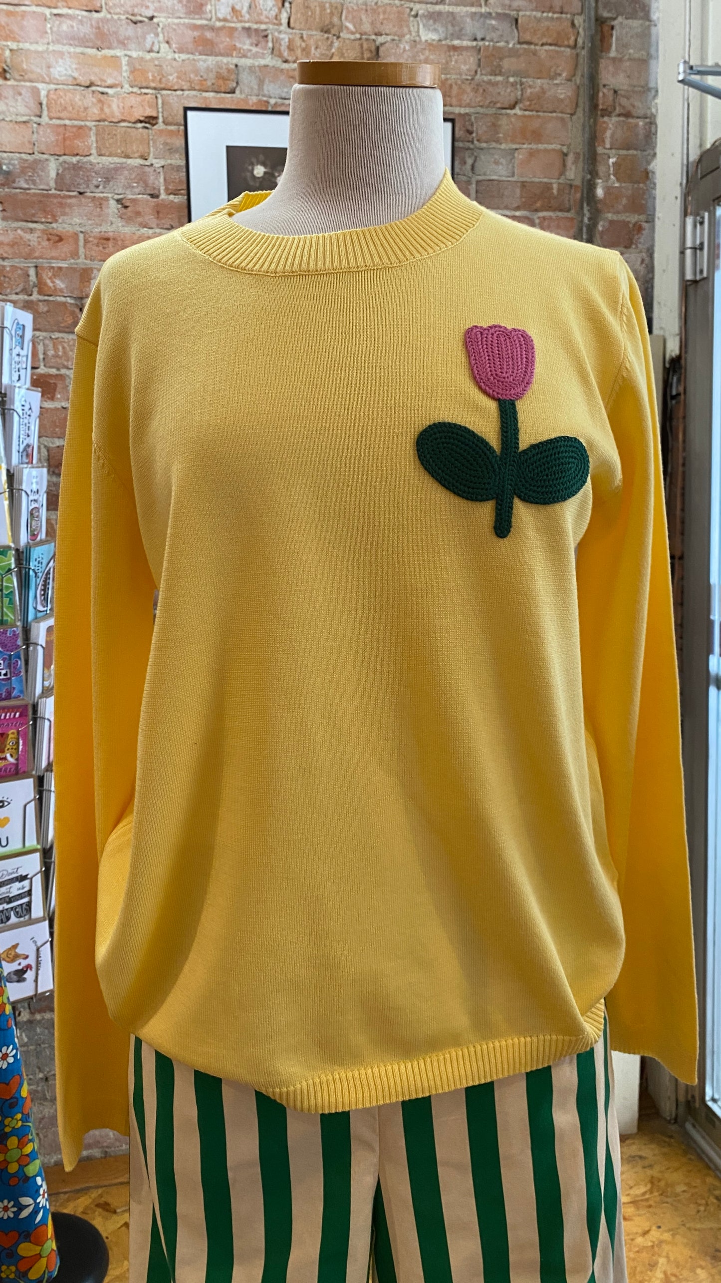 Tulip Jumper in yellow