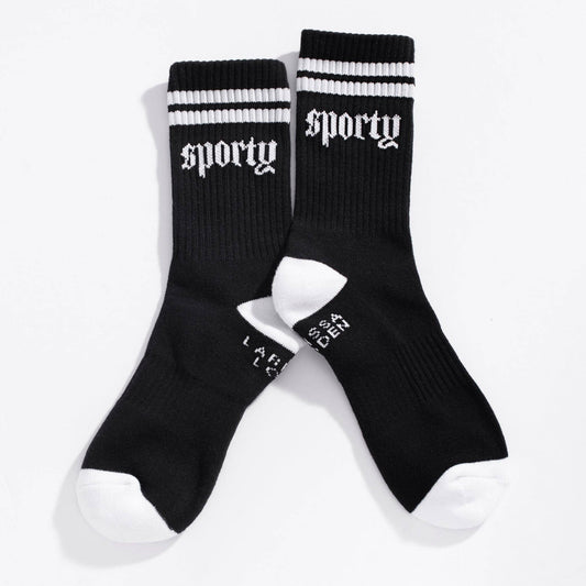 Sporty Athletic Crew Socks