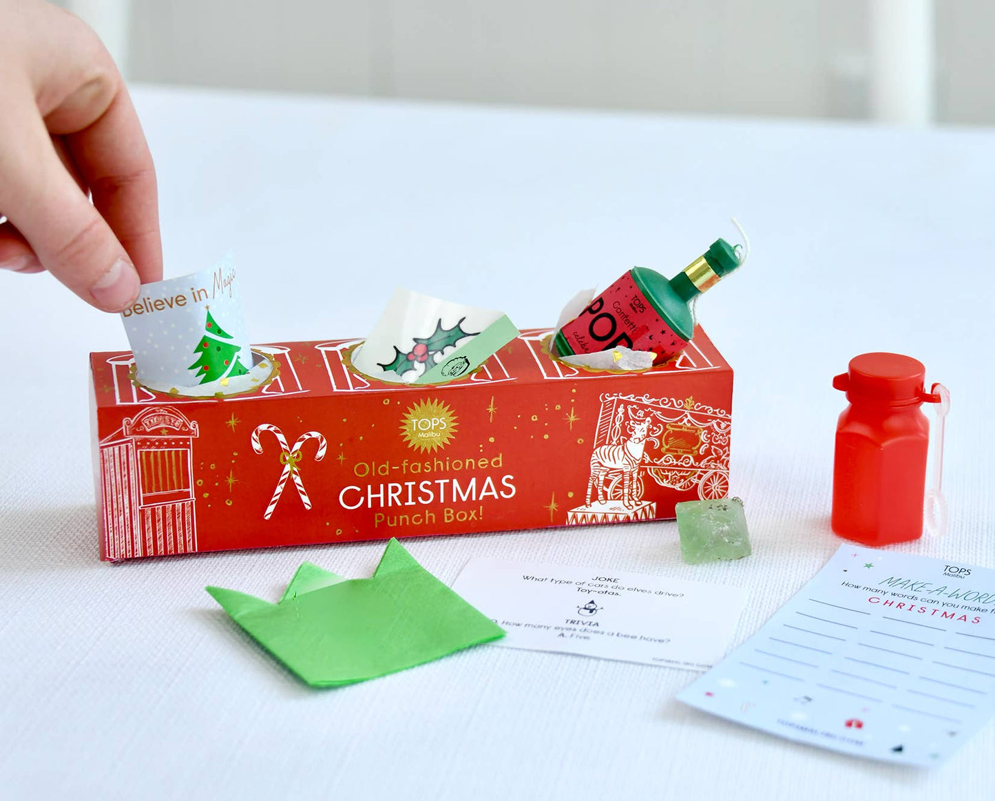 Old Fashioned Punch Box - Christmas