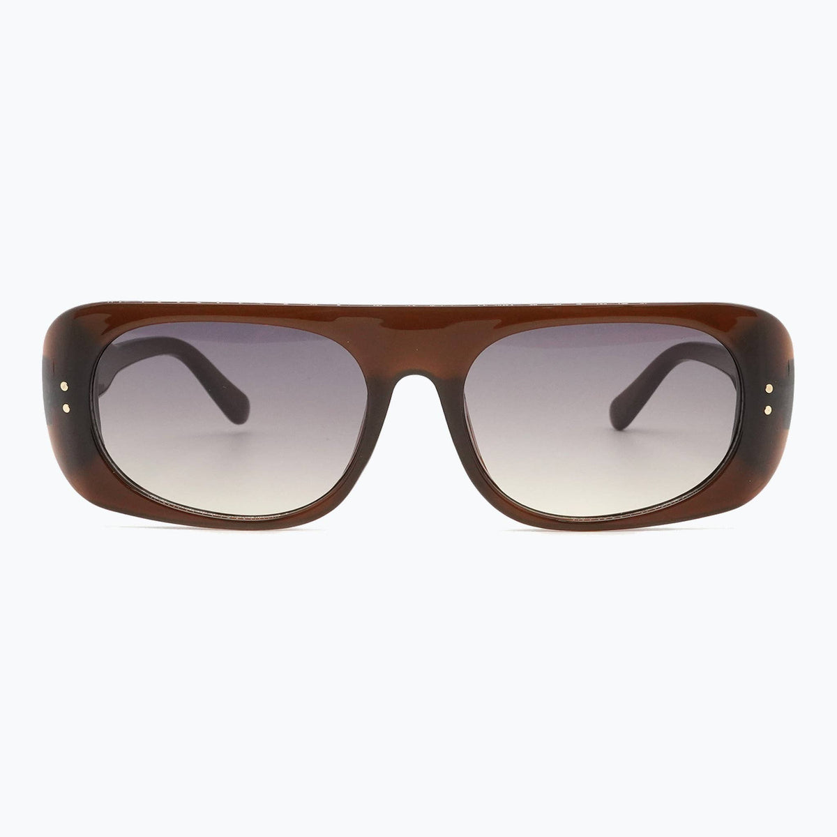 Skyway - Statement Rectangle Sunglasses for Men and Women in teal or rust