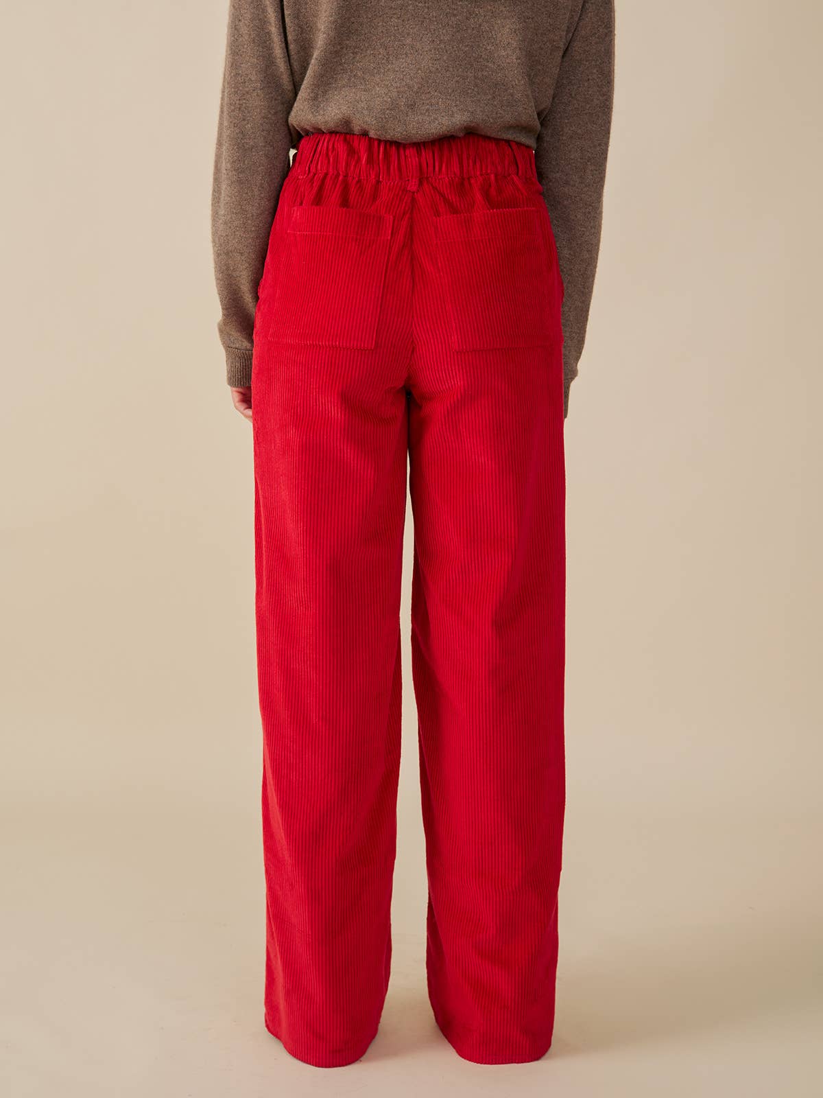 Lucy Pant Red Corduroy