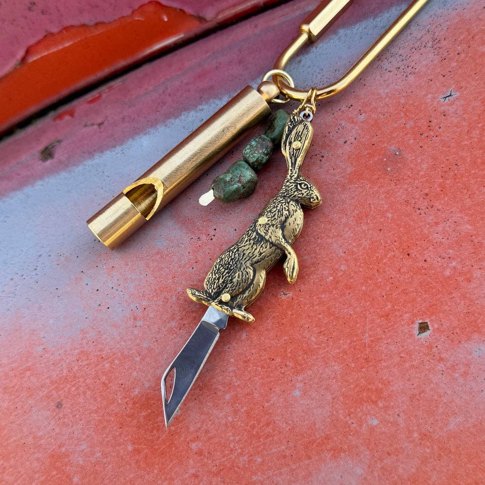 Wild Hare Purse Charm