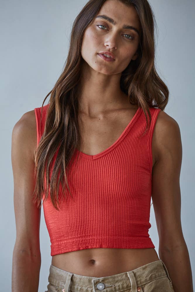 UV Neck Reversible Tank Top