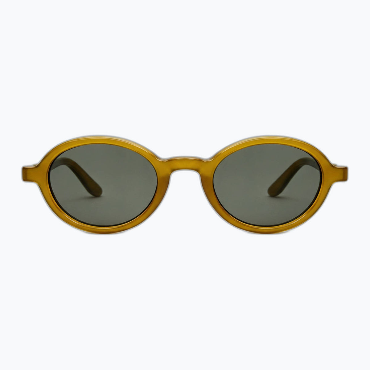 Vinyl - Retro Polarized Oval Sunglasses for Women & Men Green