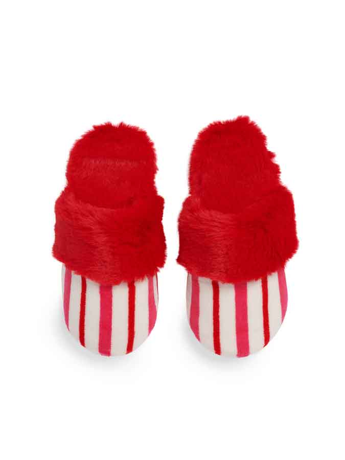 Candy Stripe Slippers - Tsuru
