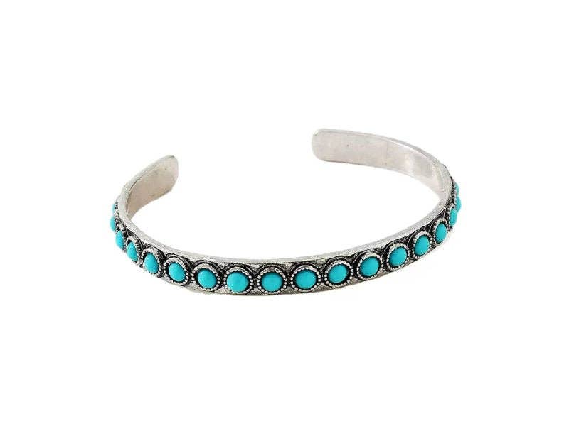 Western Turquoise Cuff Bracelet