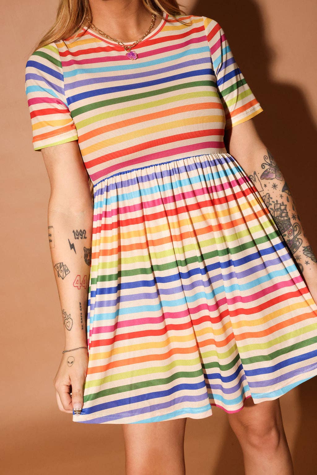 ROY G Babe Mini Mesh Dress