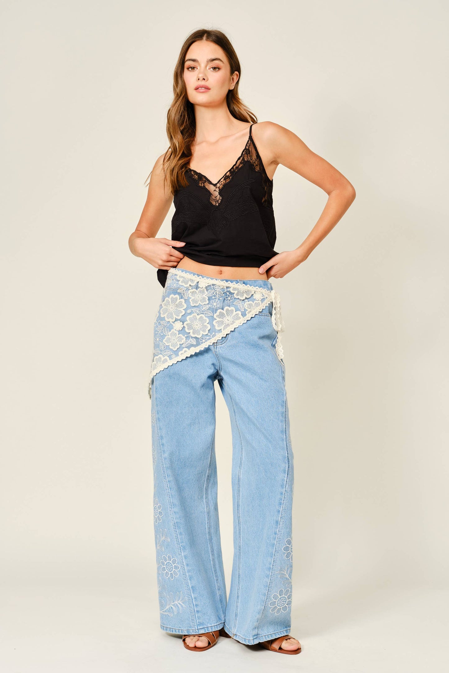 LACE WRAP SKIRT/SCARF