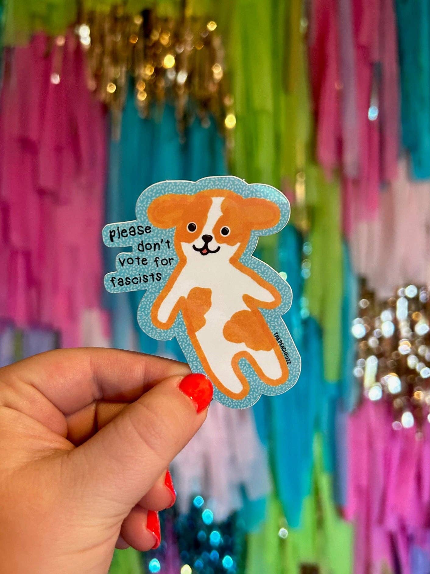 Don't Vote For Fascists Sticker