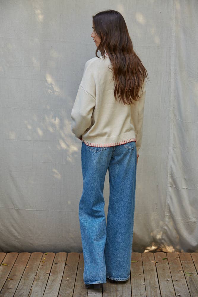 Knit Tomato Sweater