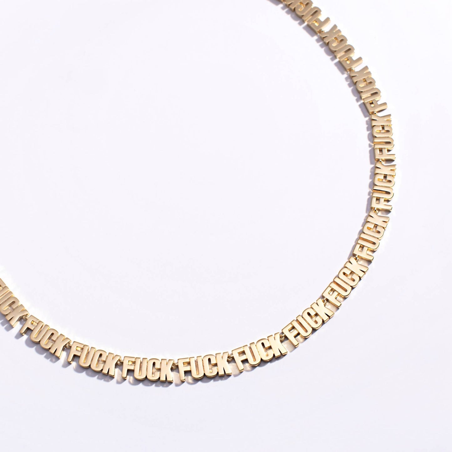 Fuck Fuck Fuck Chain Necklace