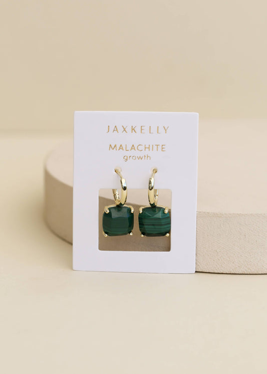 Gemstone Mini Drop - Malachite
