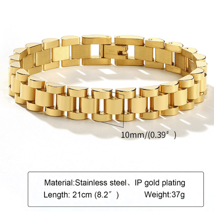  Watch Band Link Bracelet, Bangle.  Steel Rol - X - Tsuru