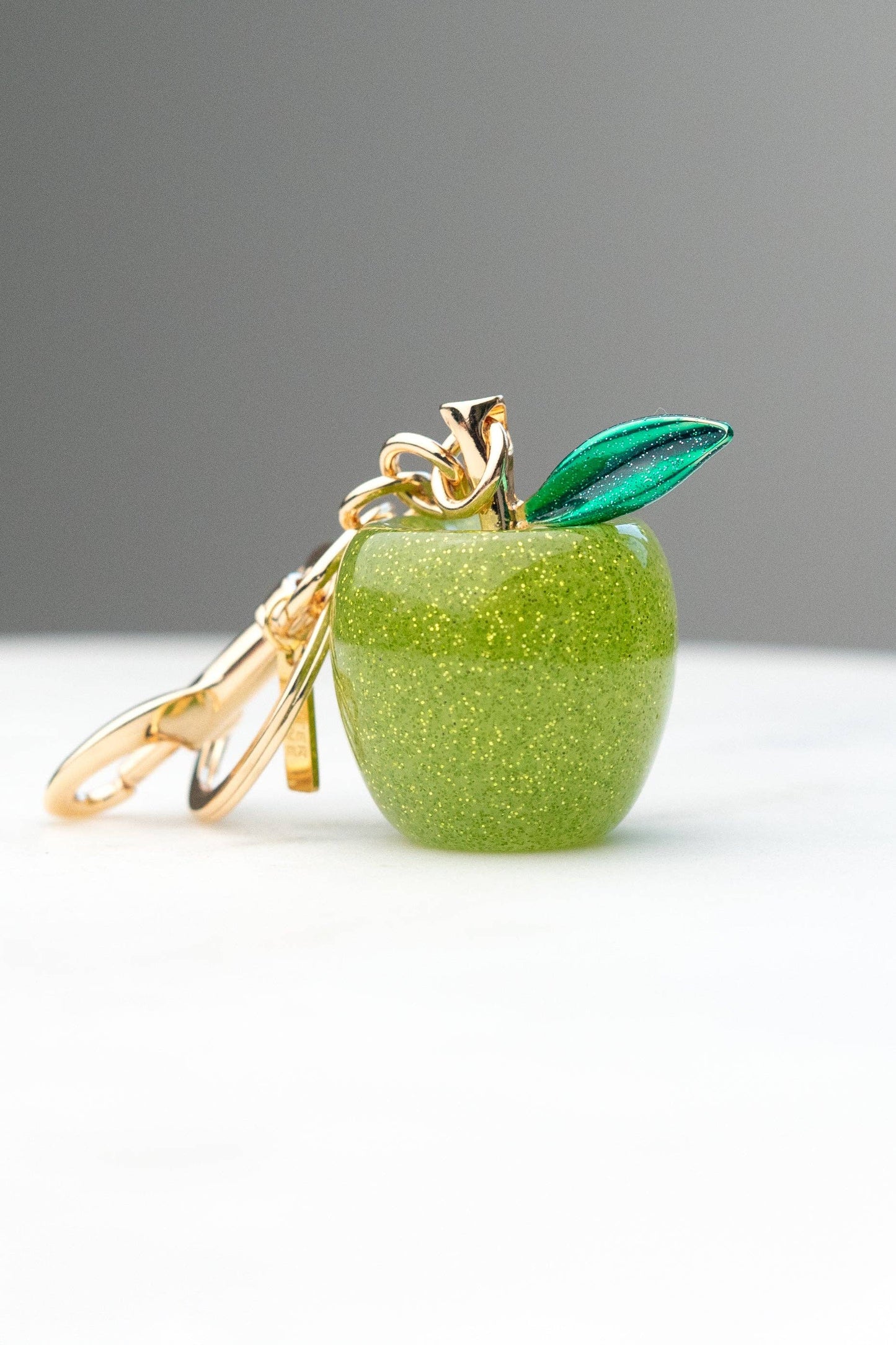 Apple Jax Bag Charm - 18K Gold Plated + Resin