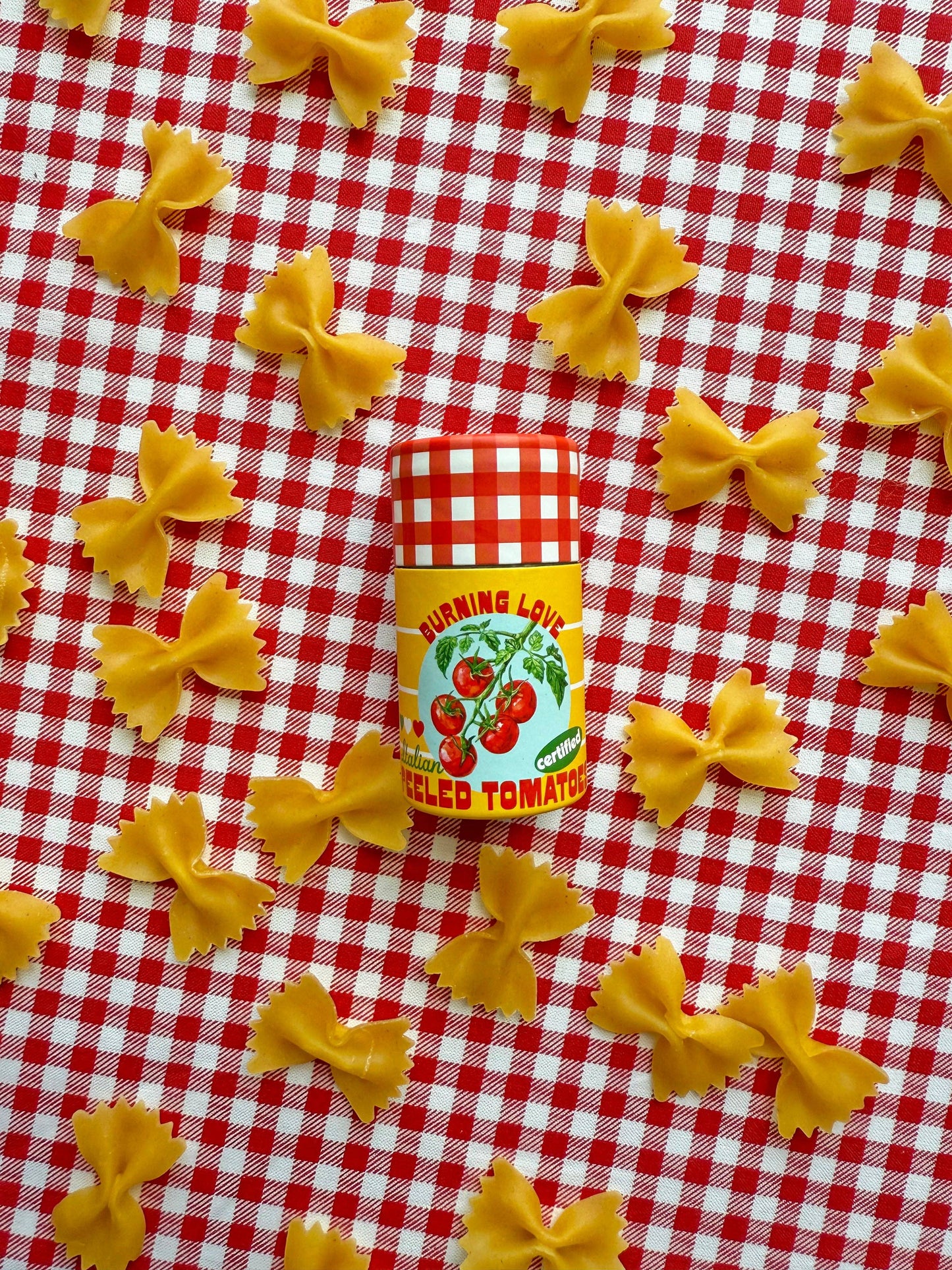 Canned Tomato Match Jar