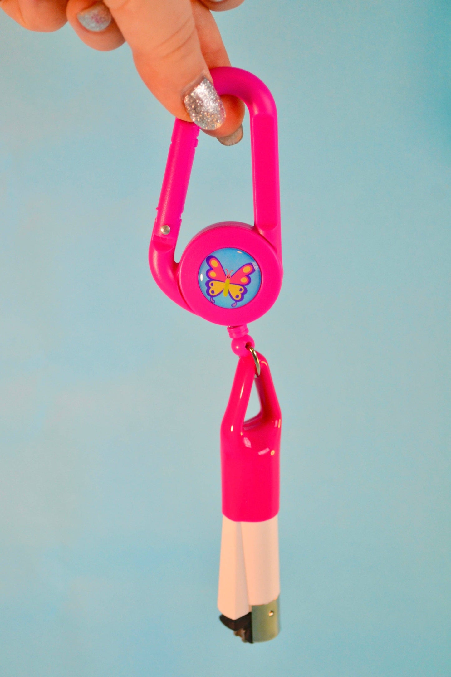 Butterfly Leash Keychain For Lighter