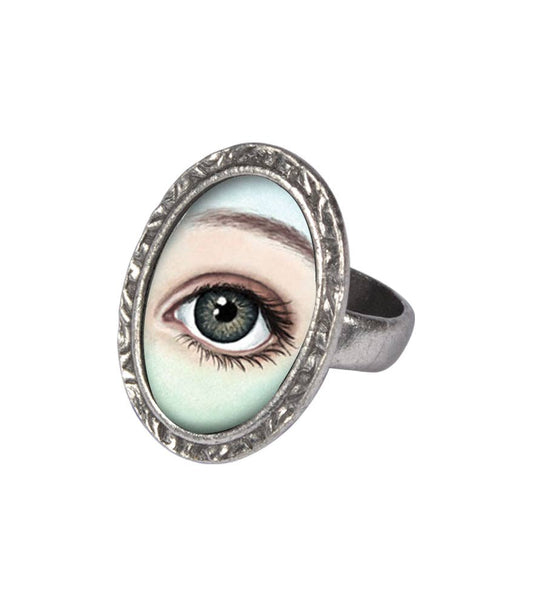 Victorian Oval Eye Ring - Tsuru