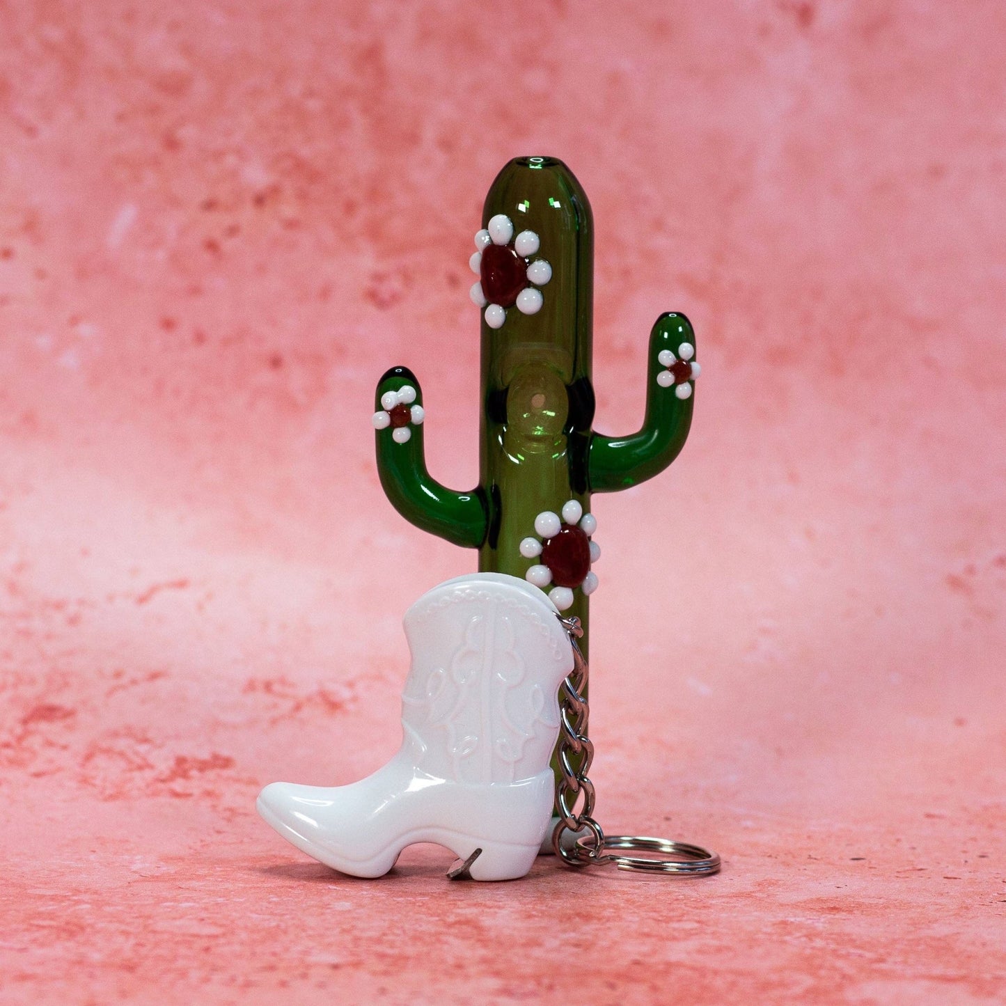 Boot Bottle Opener Keychain - White - Tsuru