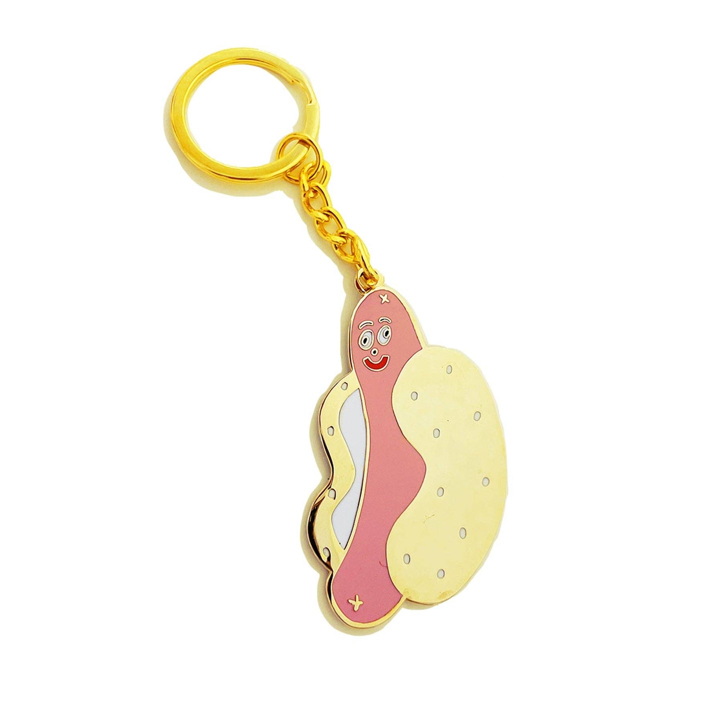 Hot Dog Keychain