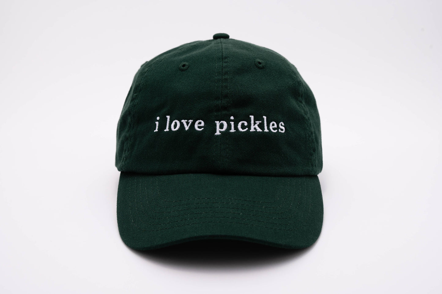 I Love Pickles 100% Cotton Baseball Hat