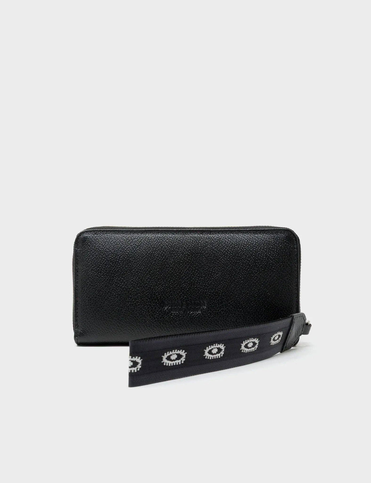Francis Black Leather Wallet - Look Up Design