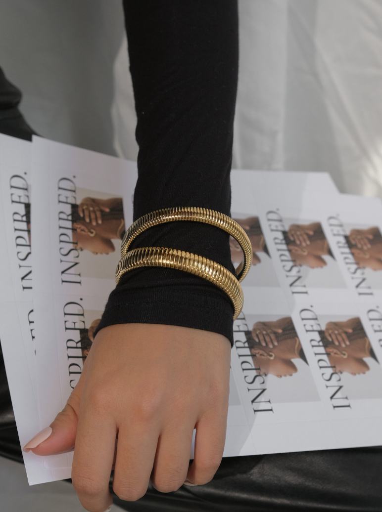  Cobra Tobogas Omega Stretch -Stainless Steel - 14K Gold