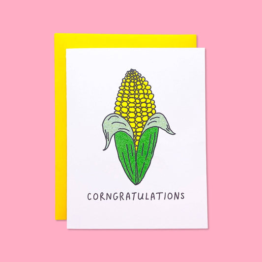 CORNgratulations Risograph Card