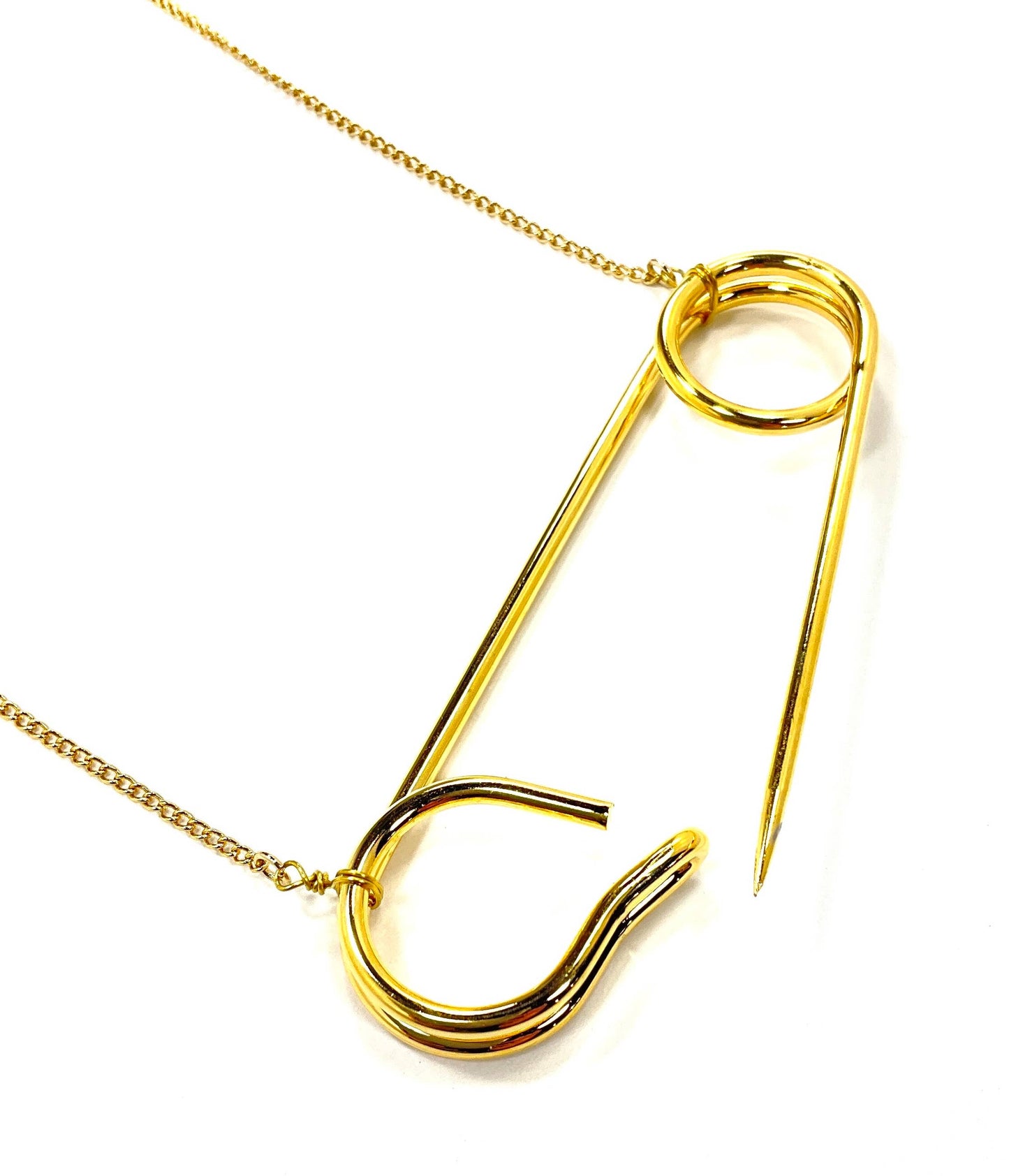 Paperclip Pendant Necklace