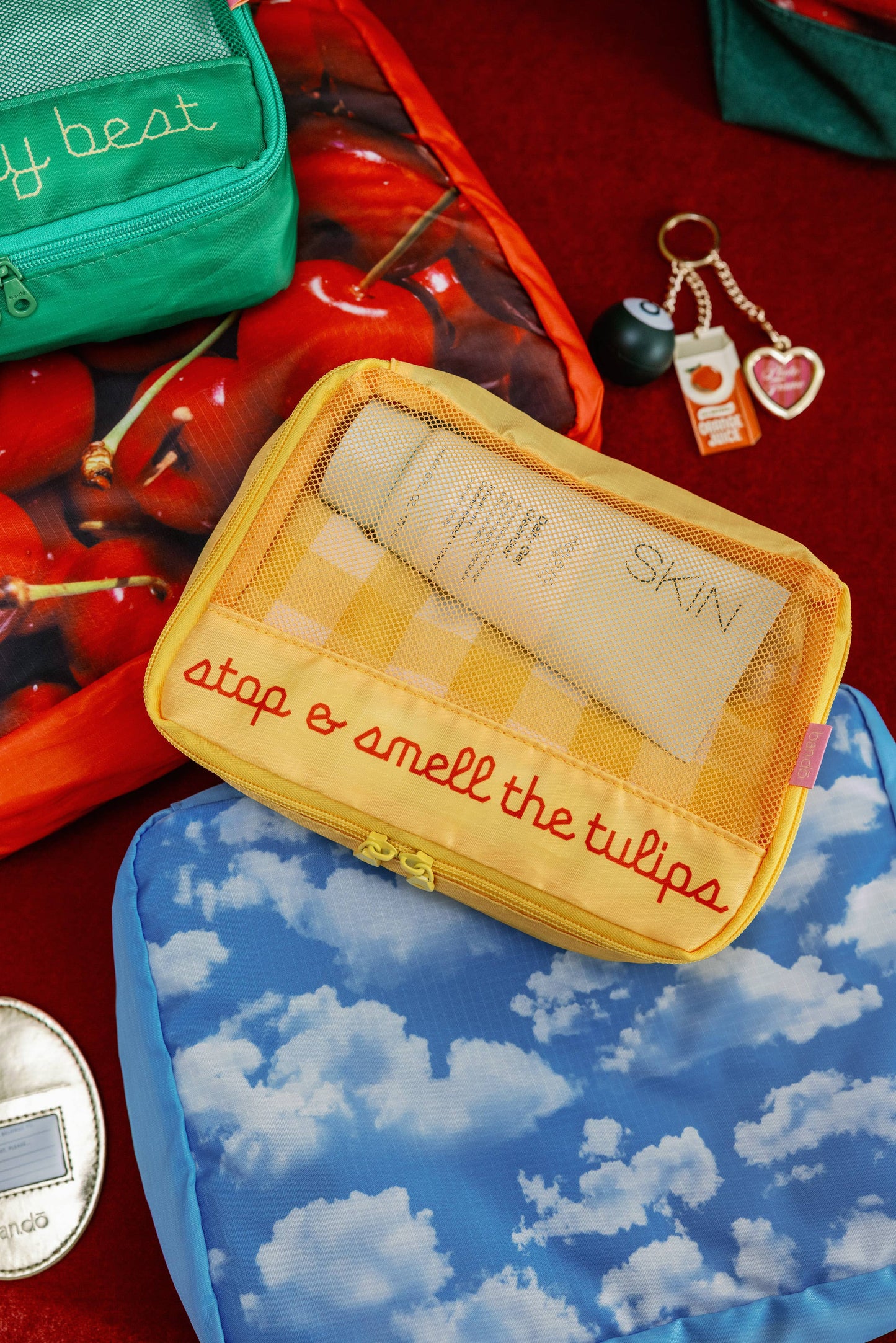 Packing Cube Set, J'adore Les Cerises