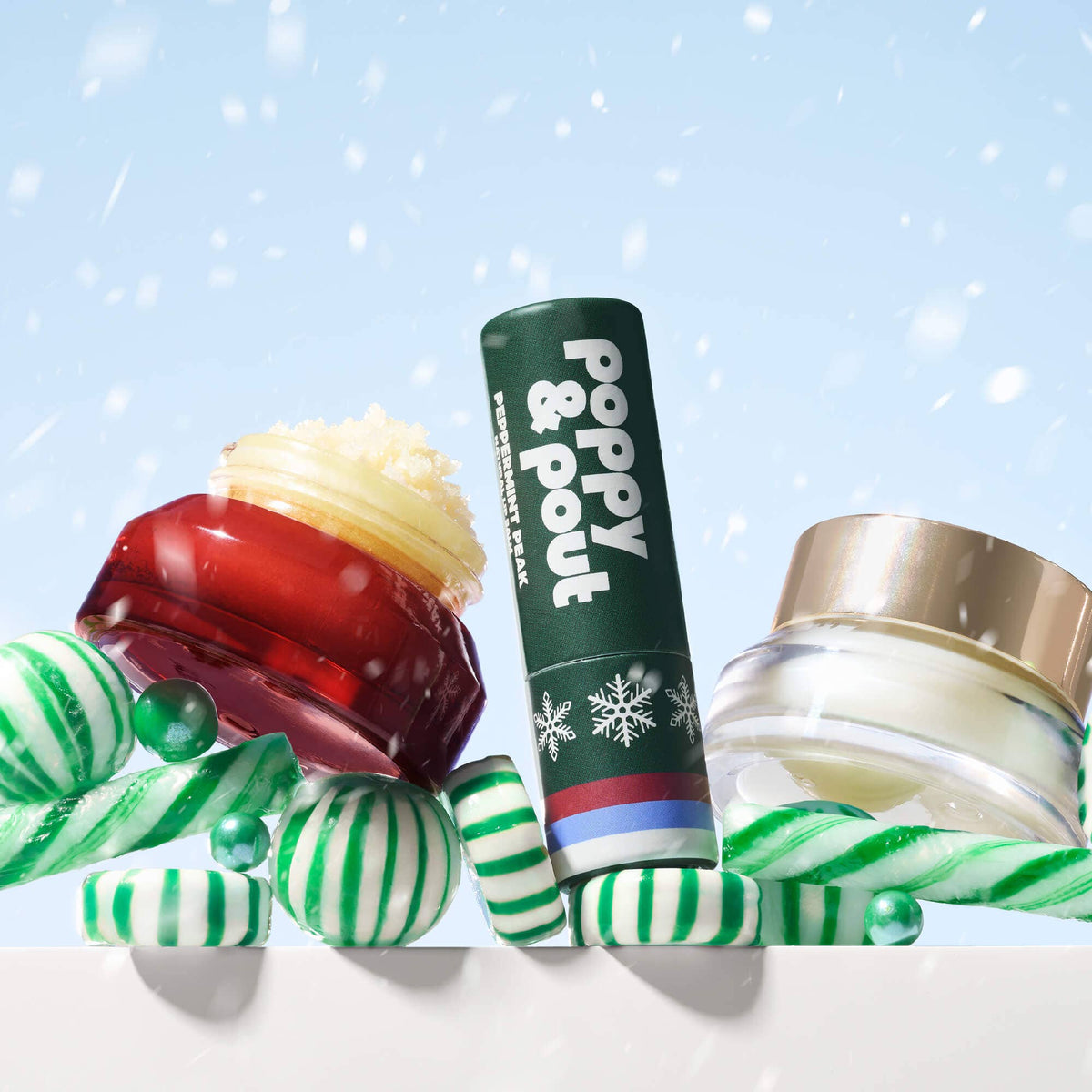 Puffer Bag Gift Set, Retro Ski, Peppermint Peak, Limited Edition