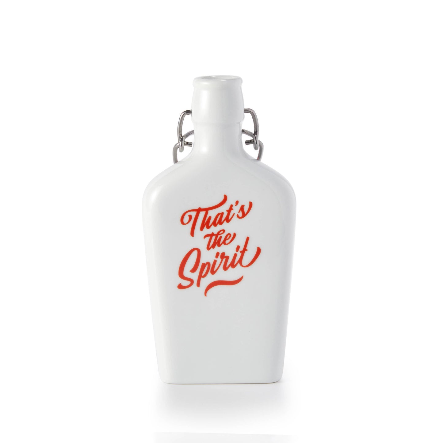 Brass Monkey That's The Spirit Porcelain Flask