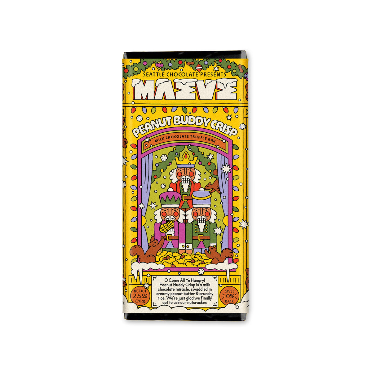 Holiday - Peanut Buddy Crisp Truffle Bar