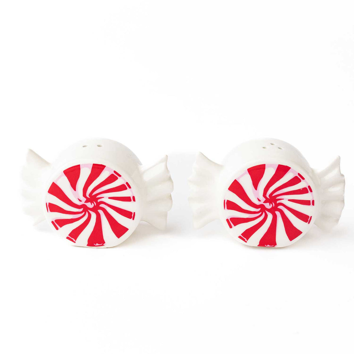 Peppermint Candy Salt & Pepper Shaker Set, Boxed