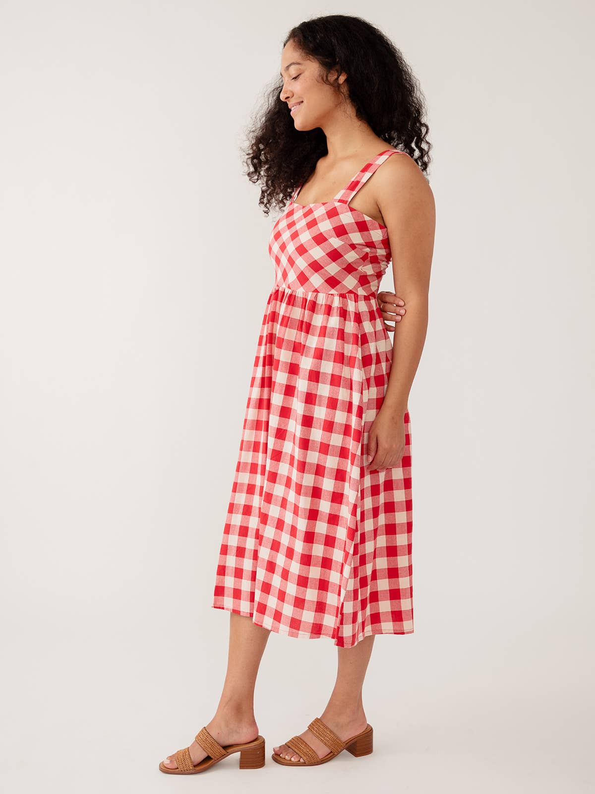 Nikita Dress Red Gingham