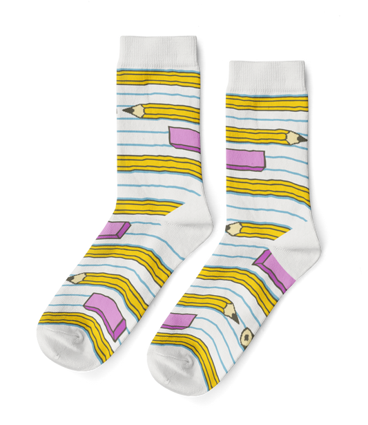 Pencil - Small Crew Socks
