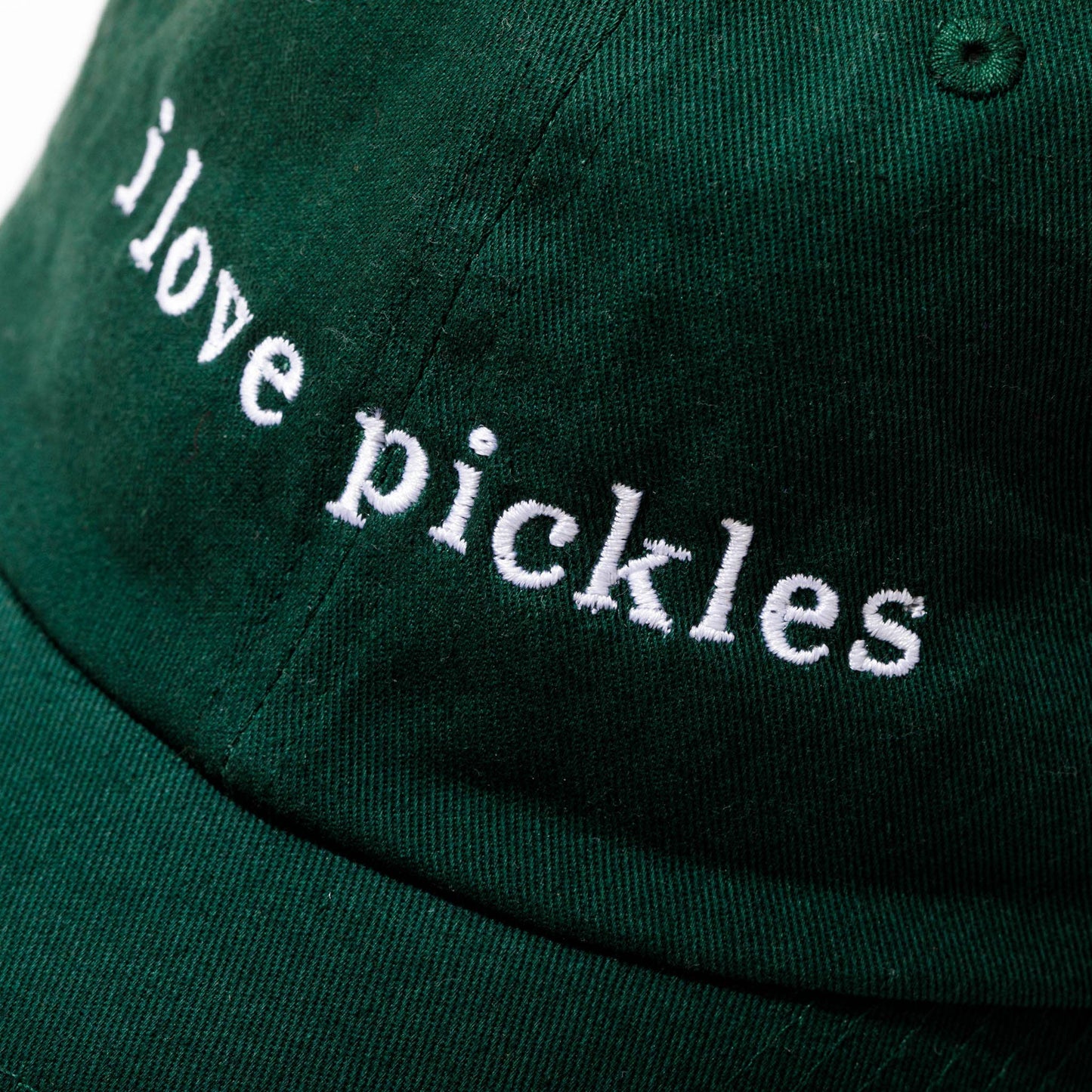 I Love Pickles 100% Cotton Baseball Hat