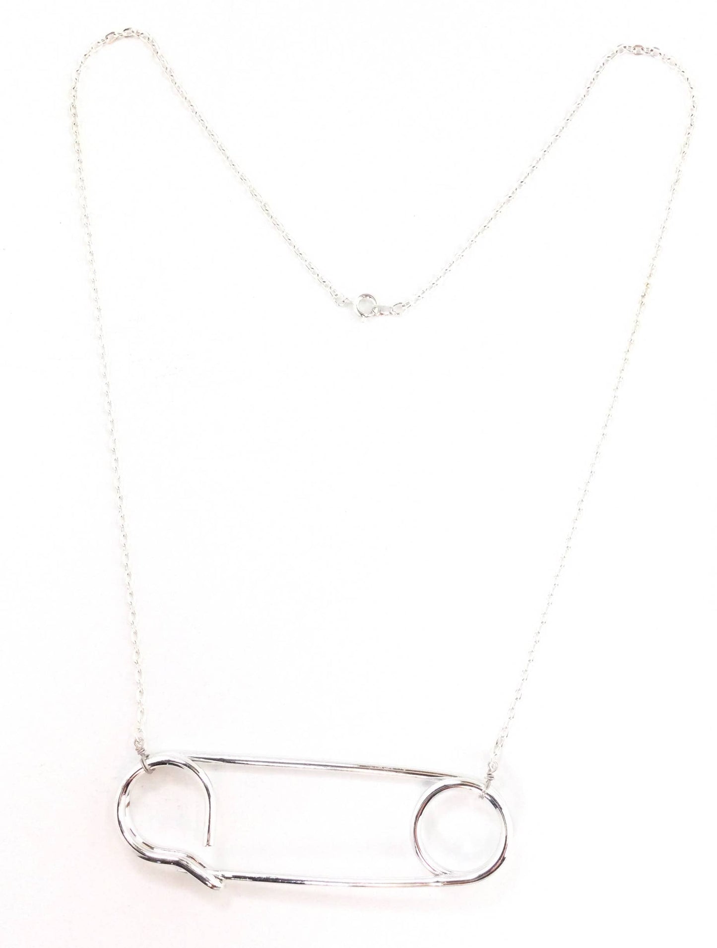 Paperclip Pendant Necklace