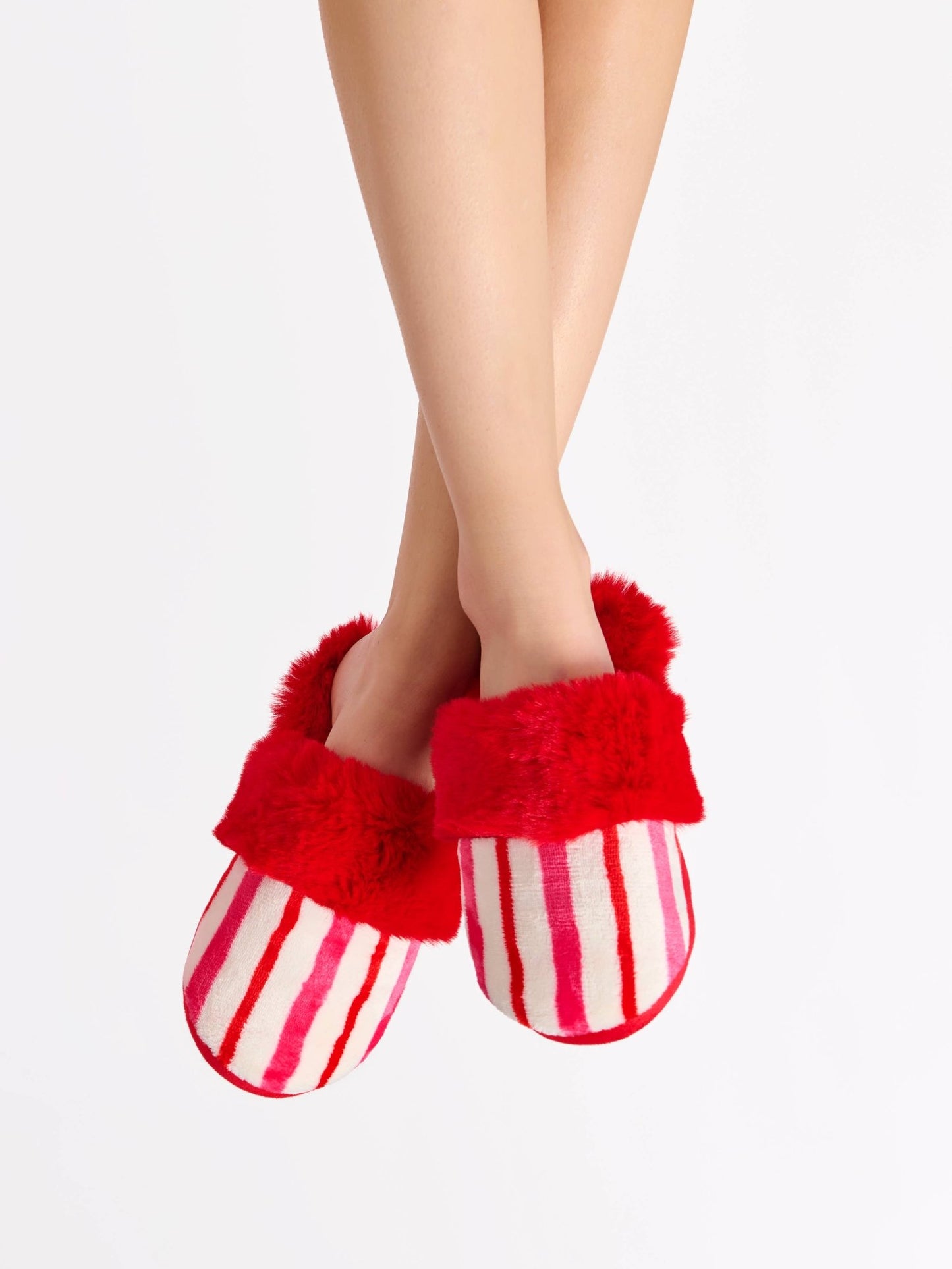 Candy Stripe Slippers - Tsuru