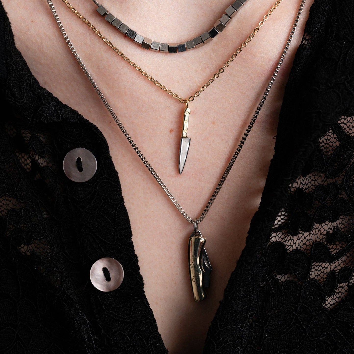 Butcher Utility Saftey Charm Necklace