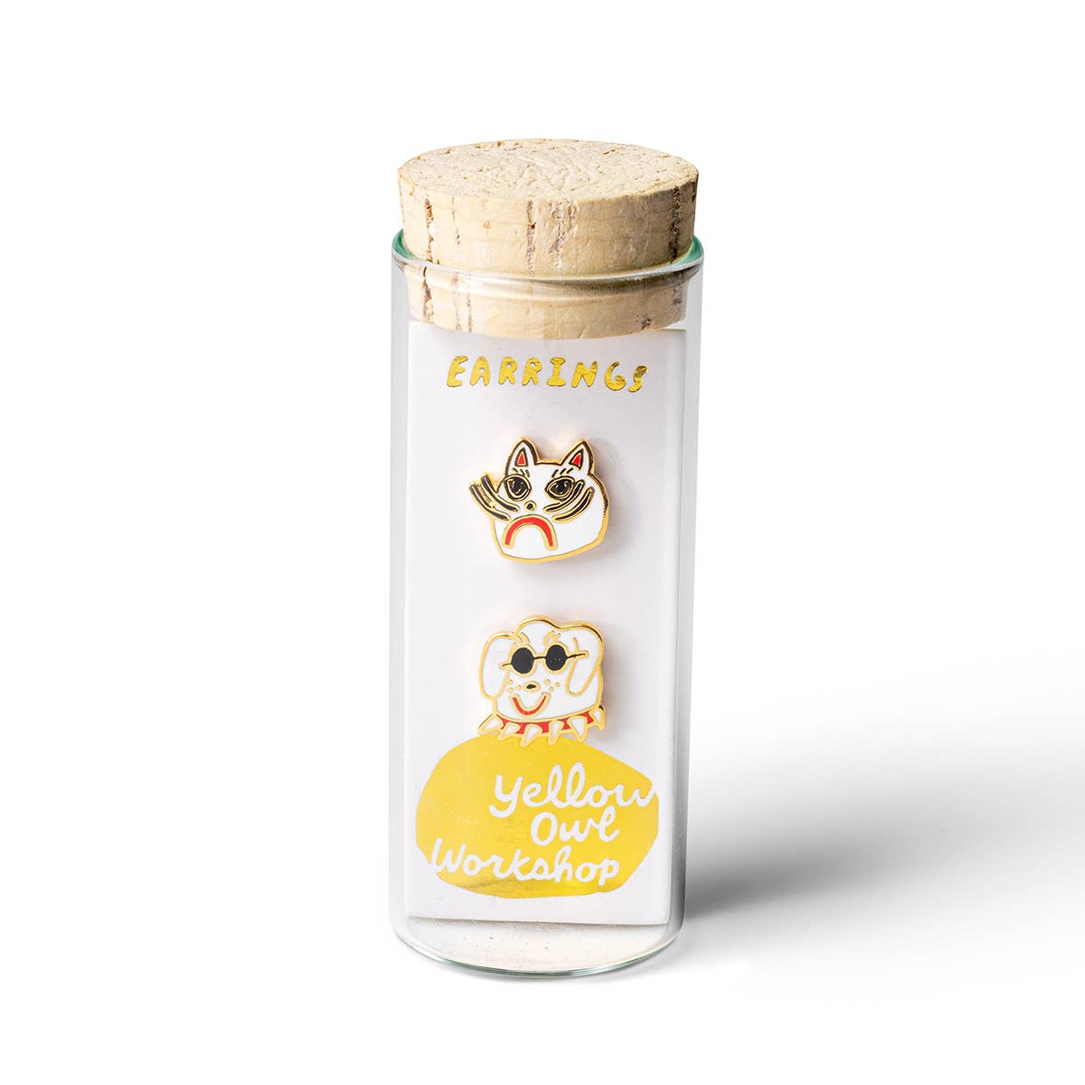 Cat & Dog Earrings by Kristina Micotti - Statement Earrings