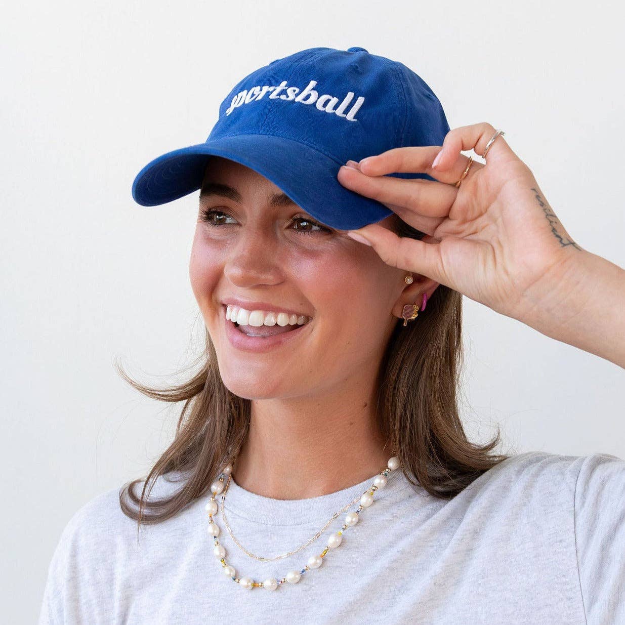 100% Cotton Sportsball Baseball Hat