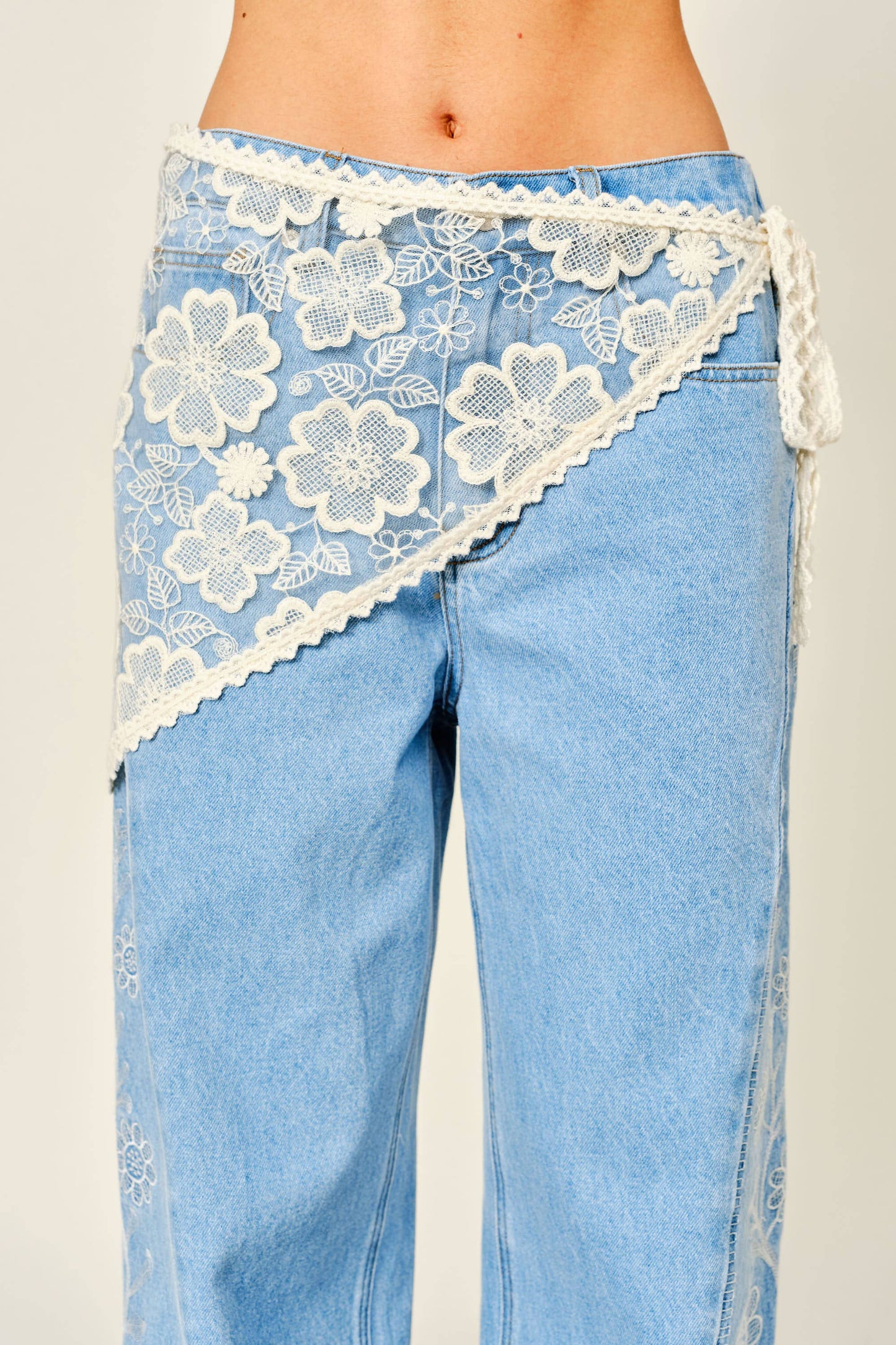 LACE WRAP SKIRT/SCARF