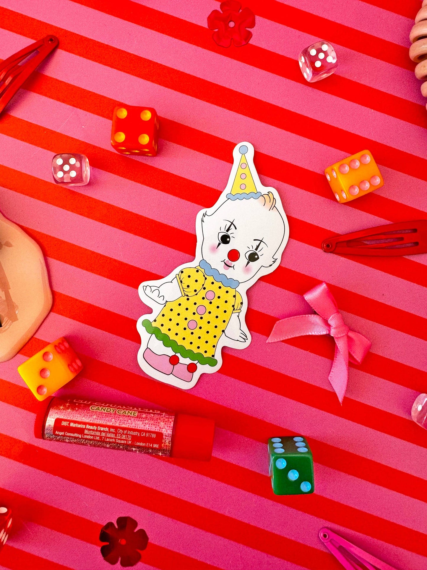 Clown Kewpie Sticker