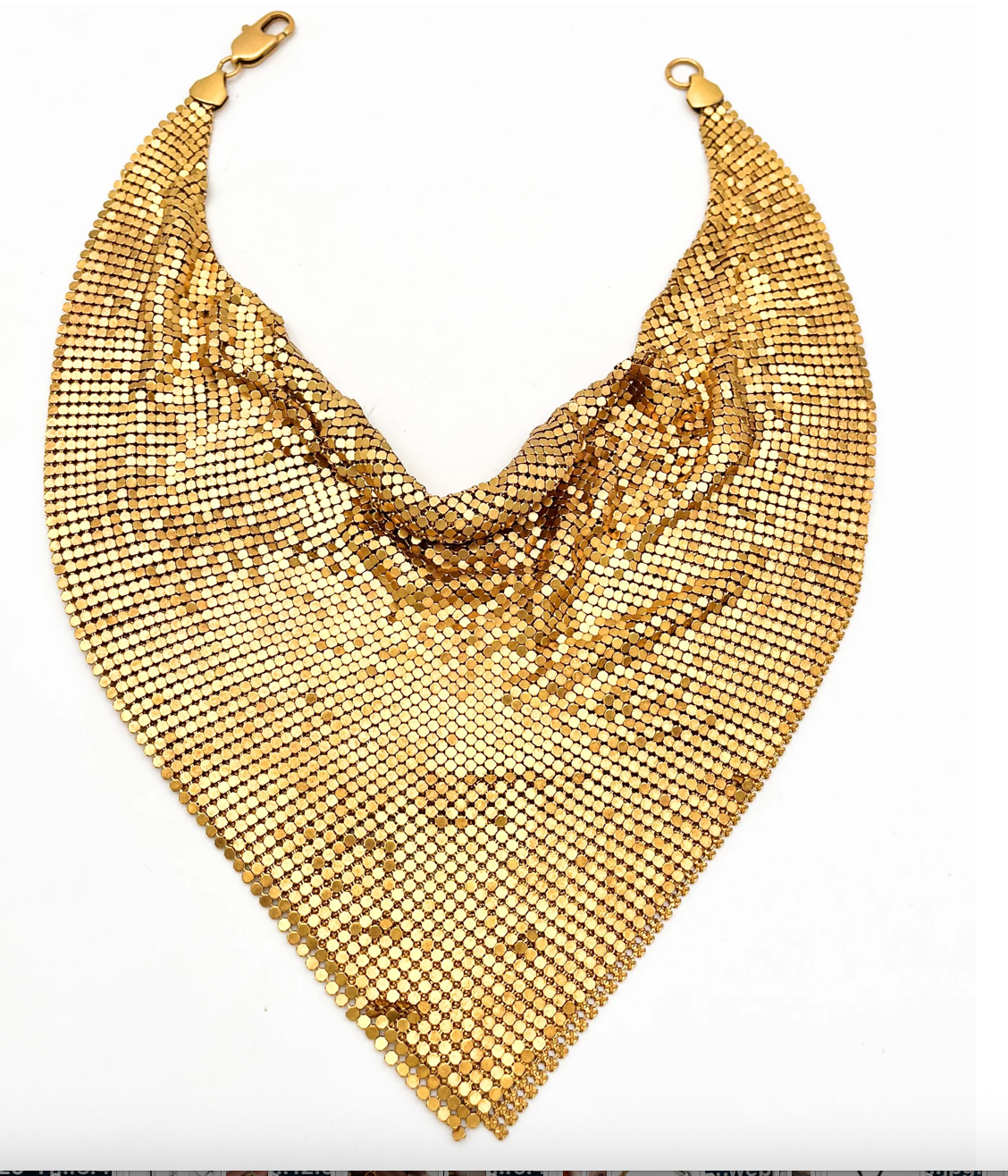 Chain Mail Bandana Scarf  Necklace- PVD Waterproof 