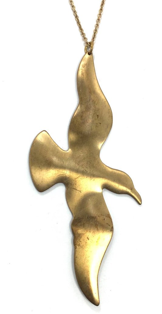 Gold Bird Necklace